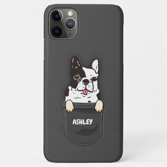 Coques Case-Mate iPhone Poche Français Bulldog Maillot Chien Propriétaire  (Dos)