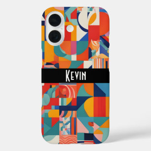 Coque Pour iPhone 16 Podge de forme Motif colorée