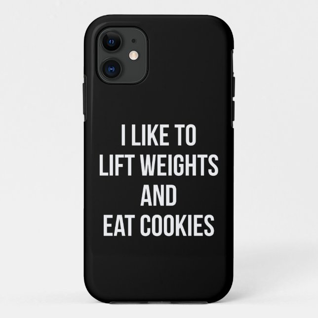 Coques Case-Mate iPhone Poids de levage et cookies de consommation - Entra (Dos)