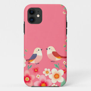 Case-Mate iPhone Case Poignée de protection quotidienne avec oiseaux de