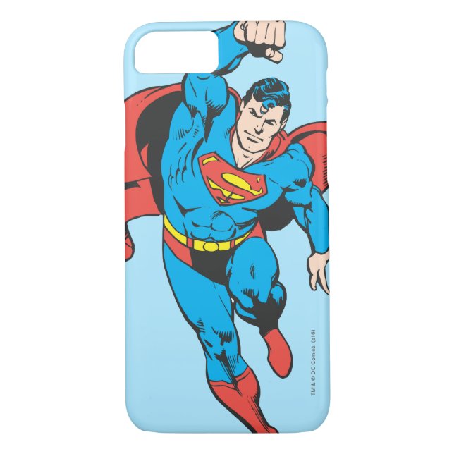Coques Case-Mate iPhone Poing gauche Superman levé (Dos)