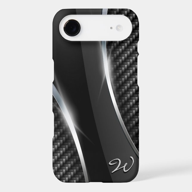 Coques Case-Mate iPhone Point de la fibre 3 de carbone (Verso)