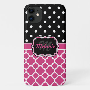 Case-Mate iPhone Case Point Polka de treillis monogramme