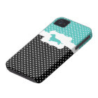 Point Polka rétro avec Dachshund