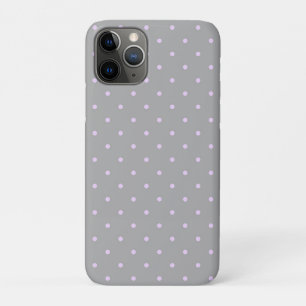 Case-Mate iPhone Case Point rose fond gris élégant pois pois