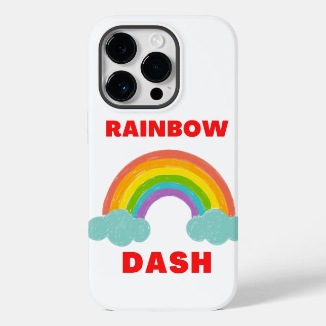 Coques Case-Mate iPhone Pointe arc-en-ciel (Verso)