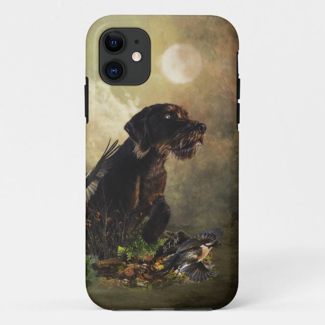 Coques Case-Mate iPhone Pointeur À poils durs allemand (Dos)