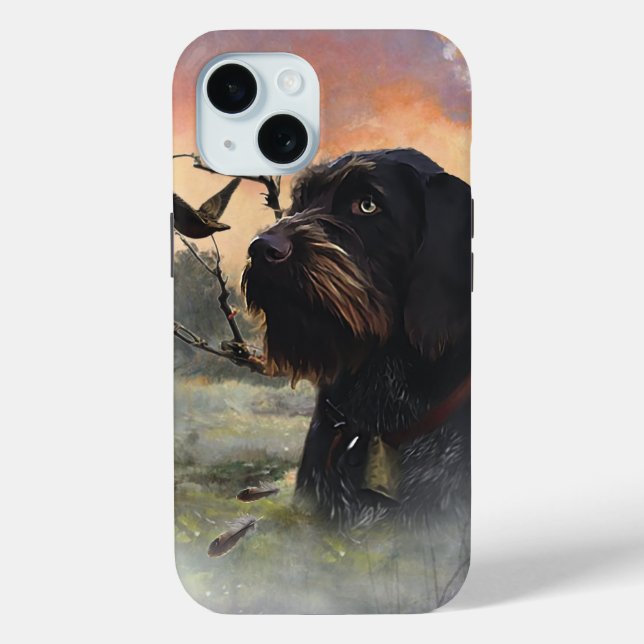 Coques Case-Mate iPhone Pointeur À poils durs allemand (Verso)