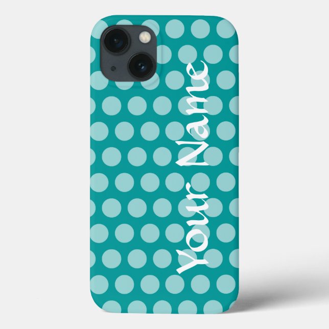 Coques Case-Mate iPhone Points Aqua Marocains Moods (Verso)
