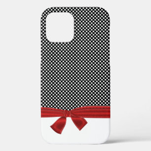 Case-Mate iPhone Case points blancs sur noir avec arc