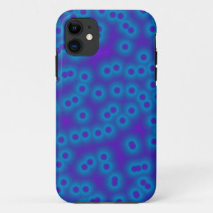 Etui iPhone Case-Mate points bleus et violets