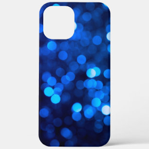 Case-Mate iPhone Case Points de lumière bleue abstraits