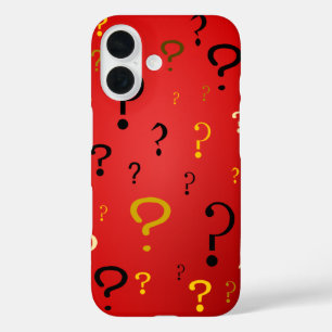 Coque Pour iPhone 16 Points de questions mystérieux