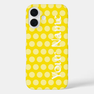 Coques iPhone 16 Points Golden Yellow Marocain Moods