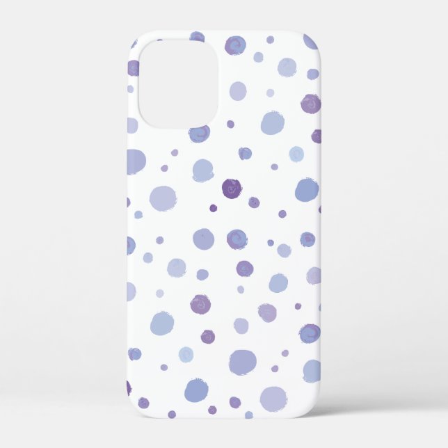 Coques Case-Mate iPhone points noirs peints à la main (Verso)