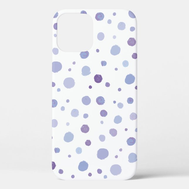 Coques Case-Mate iPhone points noirs peints à la main (Verso)