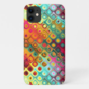 Case-Mate iPhone Case Points Rainbow Red Liquid Motif Abstrait