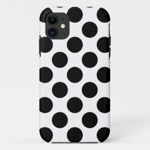 Case-Mate iPhone Case Points sans couture motif noir + votre dos