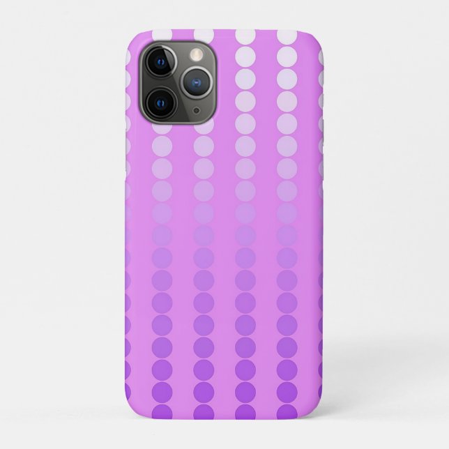 Coques Case-Mate iPhone Points satinés - teintes d'orchidée (Dos)