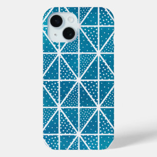 Coque Pour iPhone 15 Points triangulaires modernes de Motif géométrique