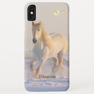 Case-Mate iPhone Case Pois, beau cheval blanc et plage
