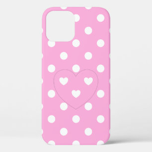 Case-Mate iPhone Case pois Et Coeurs, Rose