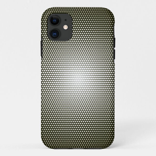 Coques Case-Mate iPhone Pois noirs et blancs (Dos)
