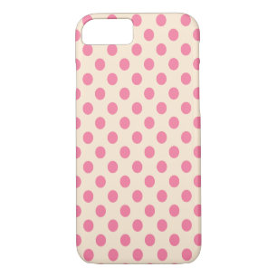 Coques Pour iPhone Pois roses à la crème