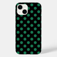Pois vert et noir