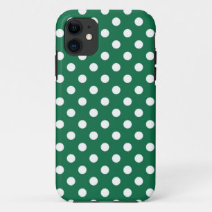 Case-Mate iPhone Case pois verts, blancs et verts