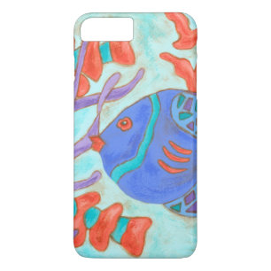 Coque iPhone 8 Plus/7 Plus Poisson de couleur pop