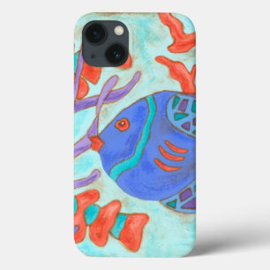 iPhone 13 Case Poisson de couleur pop