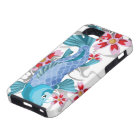 Poissons bleus de Koi