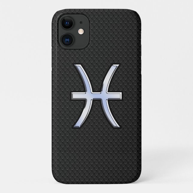 Coques Case-Mate iPhone Poissons modernes Zodiac Black Snake style peau (Dos)