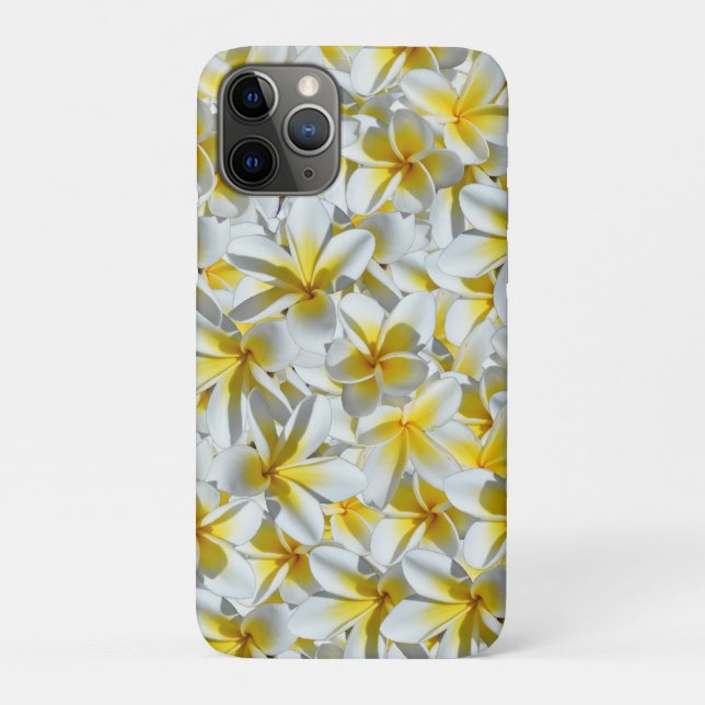 Coques Case-Mate iPhone Pôle Frangipani Jaune Et Blanc (Dos)