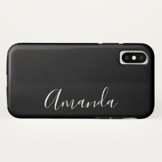 Case-Mate iPhone Case Police de caractères Script Tendance (Noir)