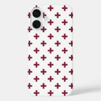 Polka de mûre croise sur blanc