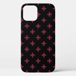 Case-Mate iPhone Case Polka de mûre croise sur le noir