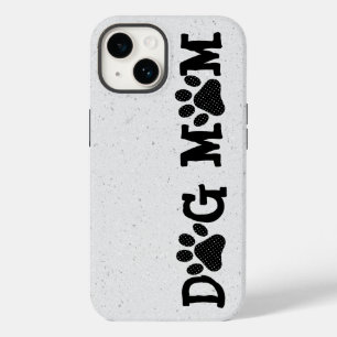 Coque Pour iPhone 14 Polka Dot DOG MOM Pawprints