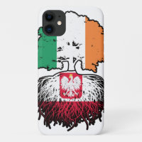 Pologne Pologne Irlande Irlande Arbre drapeau