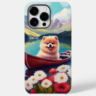 Coque Pour Pour iPhone 14 Pro Max Poméranie sur une pagaie : Une aventure panoramiqu