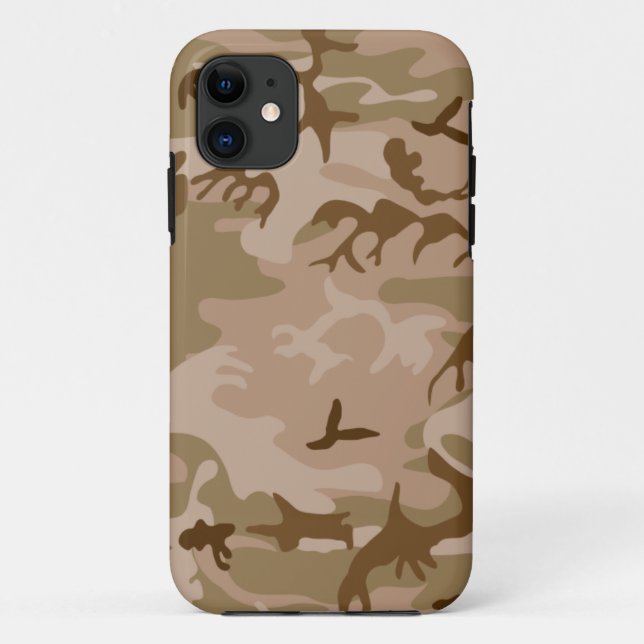 Coques Case-Mate iPhone Pomme Camouflage de sable du désert (Dos)