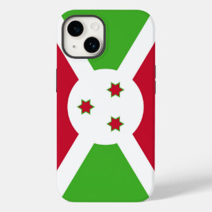 Coque Pour iPhone 14 Pomme patriotique 14 Coque-Mate, drapeau du Burund