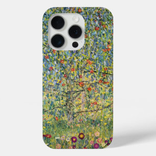 Coque iPhone 15 Pro Pommier par Gustav Klimt, Art Nouveau Vintage