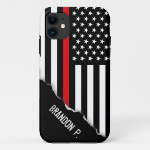Coque Case-Mate Pour iPhone Pompier Styled arraché drapeau américain Personnal