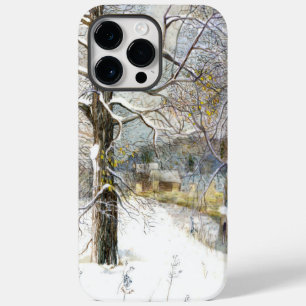 Coque Pour Pour iPhone 14 Pro Max pont d'hiver Peinture à l'aquarelle