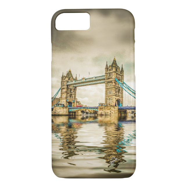 Coques Case-Mate iPhone Pont Londres Angleterre de tour d'art moderne (Dos)