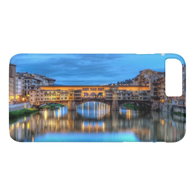 Coques Case-Mate iPhone Pont Ponte Vecchio à Florence, Italie (Dos (Horizontal))