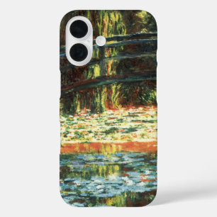 Coques iPhone 16 Pont sur l'étang Nénuphar par Claude Monet