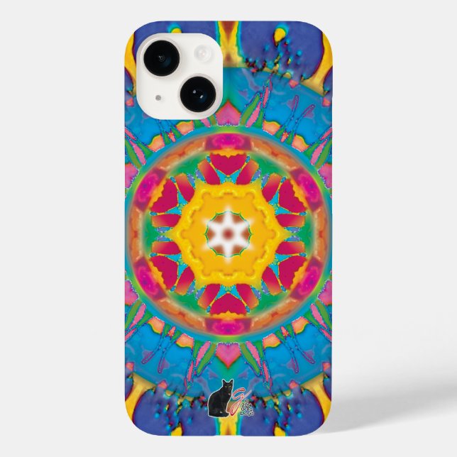 Coques Case-Mate iPhone Poof Ball Kaleidoscope (Verso)